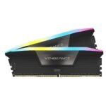CORSAIR VENGEANCE RGB DDR5 RAM 32GB (2x16GB) 6000MHz CL36-44-44-96 1.35V Intel XMP 3.0 Computer Memory – Black (CMH32GX5M2E6000C36)